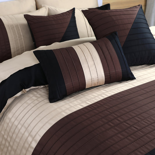 Ascent Pleated Quilt Cover Set