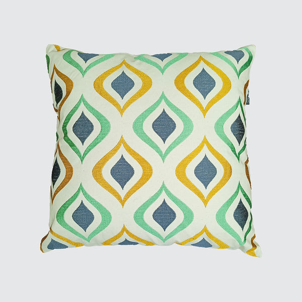 Clover Embroidered Cushion