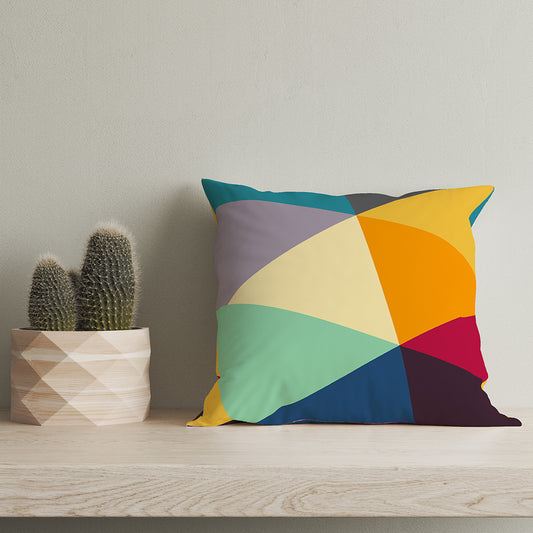 Geometrical Triangles Cushion