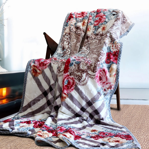 Vintage Charm Fleece Blanket