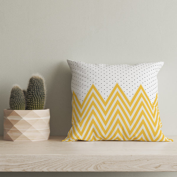 Zig Zag Printed Cushion