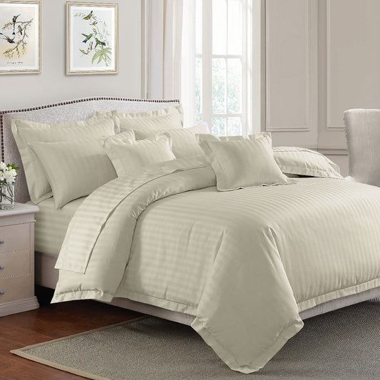 Onyx Ivory Quilt Cover Set