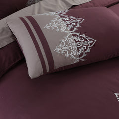 Eclat 6Pcs Embroidered Bedset - Gift Pack