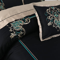 Baroque Embroidered Quilt Cover Set