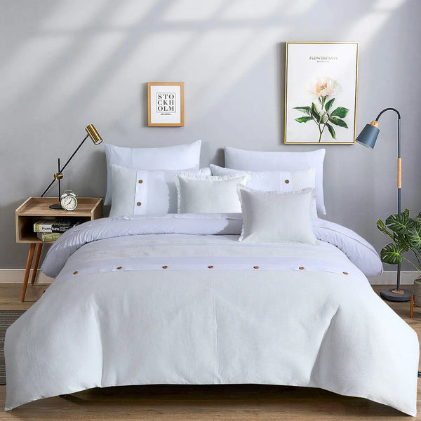 Waffle Whispers Quilt Cover Set