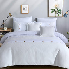 Waffle Whispers Quilt Cover Set
