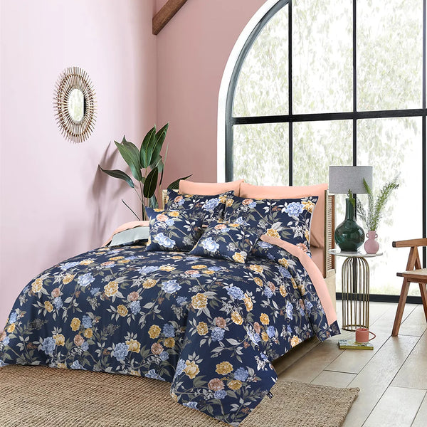 Rosewood Flora Digital Printed Duvet Cover Set