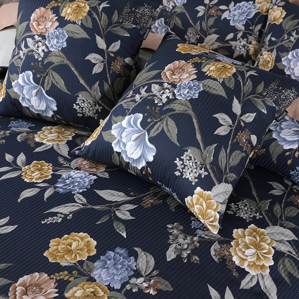 Rosewood Flora Digital Printed Cushion Cover Pair