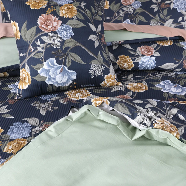 Rosewood Flora Digital Printed Cushion Cover Pair