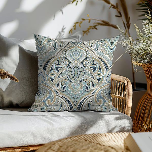 Blue Flora Cushions