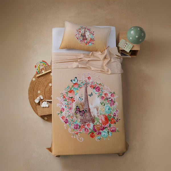 Fluttering by the Eiffel Digital Printed Sheet Set