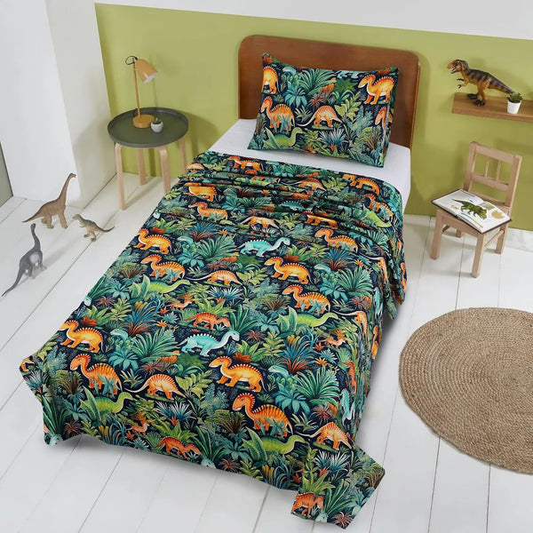 Dino Jungle Printed Sheet Set