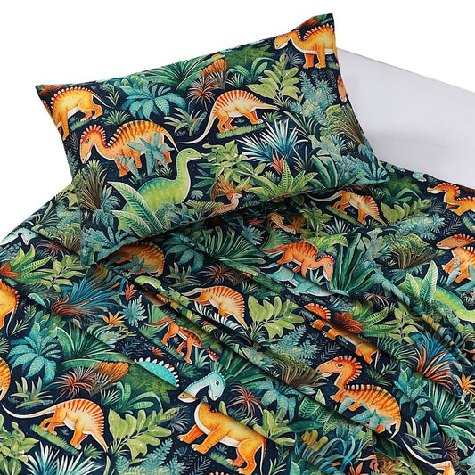 Dino Jungle Printed Sheet Set