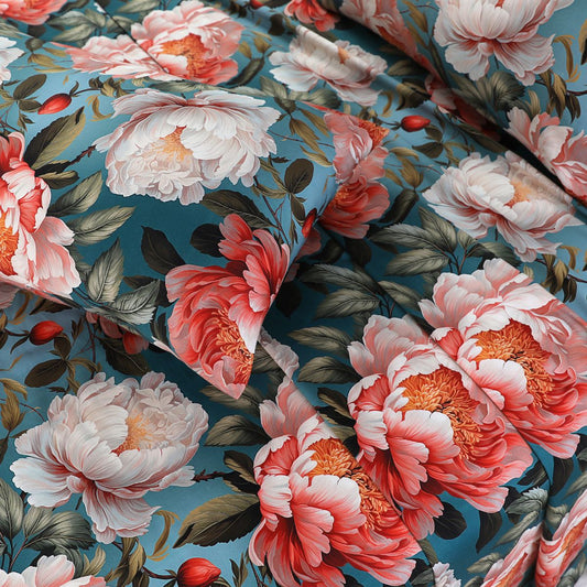 Peony Bliss Digital Printed Sheet Set