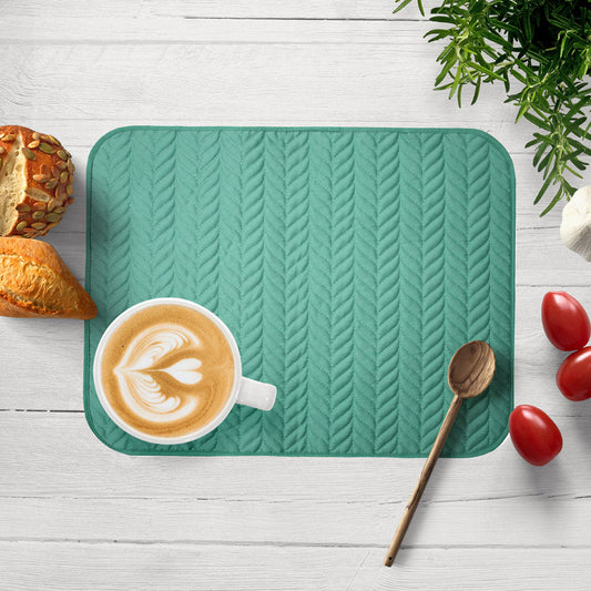 Braided Teal Placemats (1Pc)
