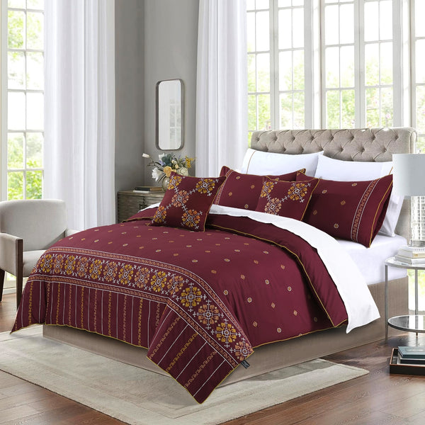 Ethnic Embroidered Duvet Cover Set