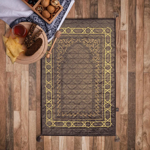 Sacred Brown Traveler Prayer Mat