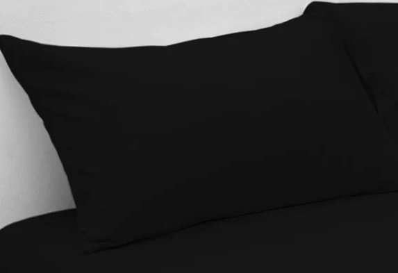 Black T400 Pillow Cover Pair