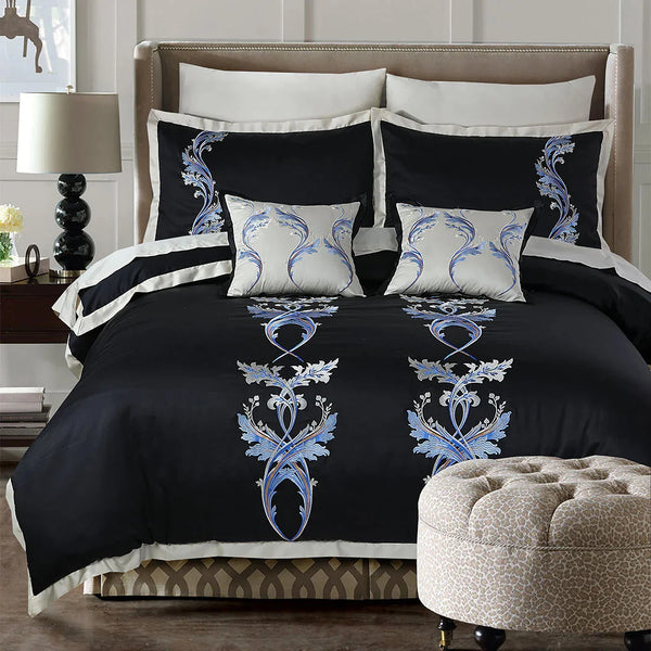 Ecstasy Embroidered Quilt Cover Set