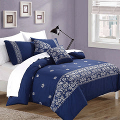 Fossils 6Pcs Embroidered Bedset - Gift Pack