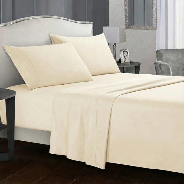 Ivory T-500 Flat Sheet Set