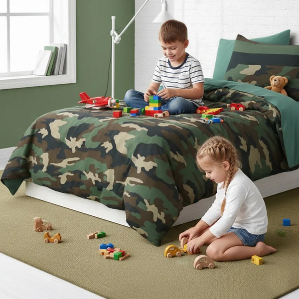 Camp Stride Quilt Cover Set