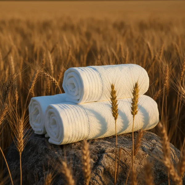 Serenity Ribbed Bath Towel Off-white