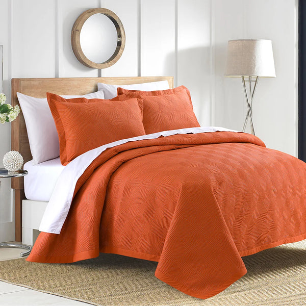 Honey Comb Bed Spread Set
