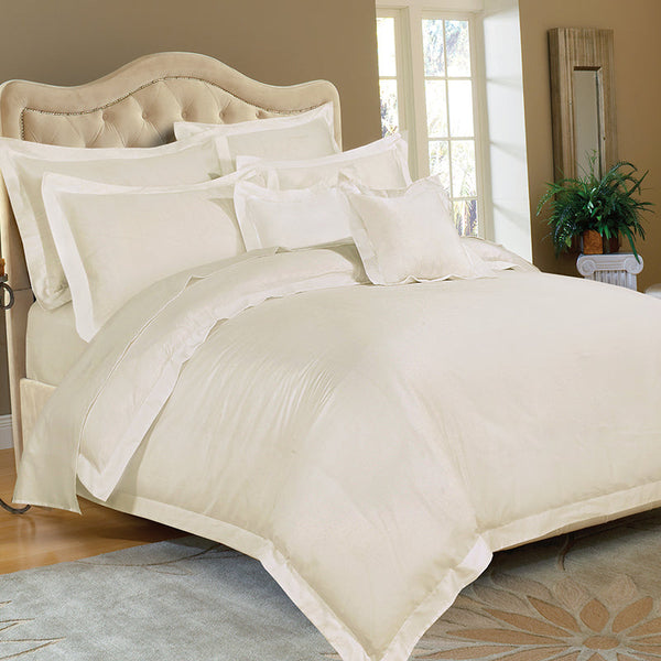 Ivory T-500 Signature Quilt Cover Set