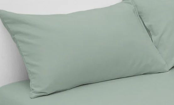 Sea Green T200 Pillow Cover Pair