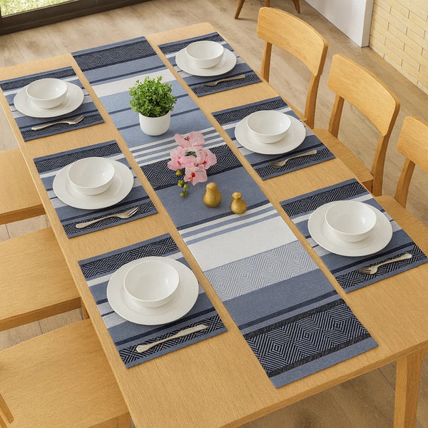 Woven Elegance – 6 Seater Set