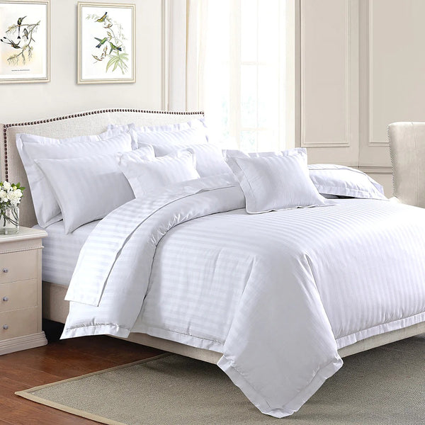 Alabaster White Quilt Cover Set