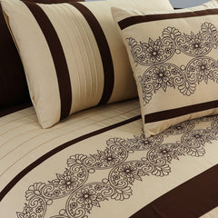 Ornate Grace Embroidered Quilt Cover Set