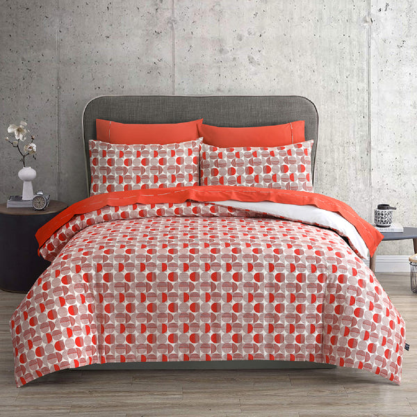 Dotted Printed Duvet Cover Set