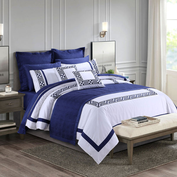 Prestige Embroidered Quilt Cover Set