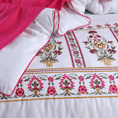 Emblazon Embroidered Quilt Cover Set
