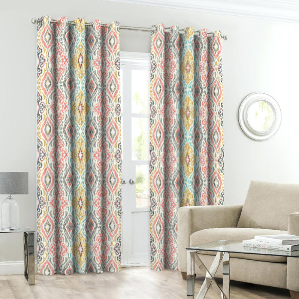 Balleta Digital Printed Curtain Pair