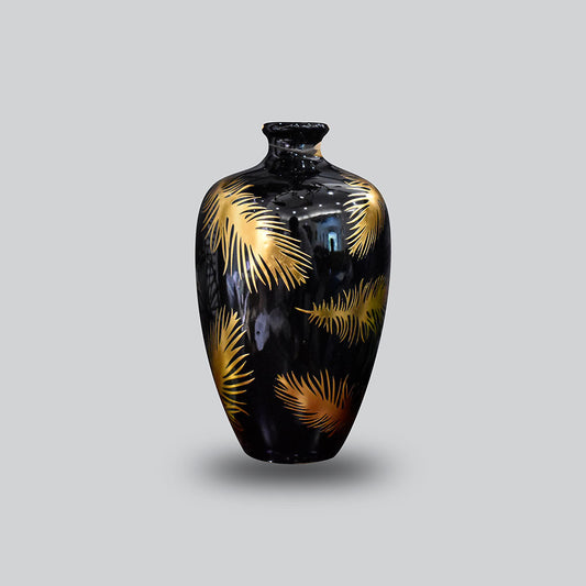 Plume Black Vase (Ewer)