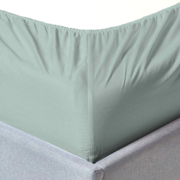 Sea Green T200 Fitted Sheet