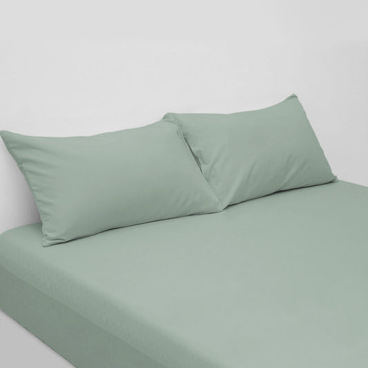 Sea Green T200 Fitted Sheet