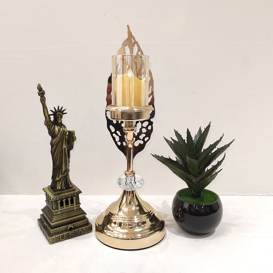 Linden Metal Candle Stand