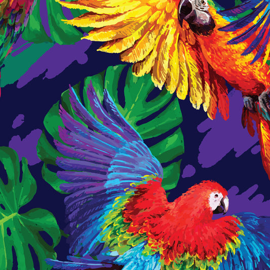 Macaw Printed Cushion