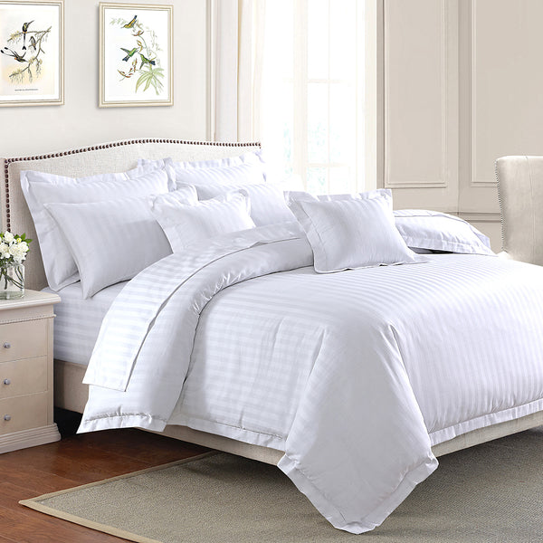 Onyx White Quilt Cover Set