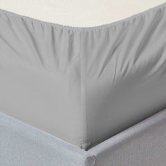 Silver Grey T400 Fitted Sheet