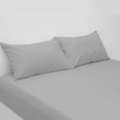 Silver Grey T400 Fitted Sheet