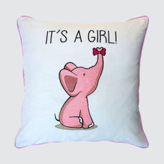 Girl Embroidered Cushion